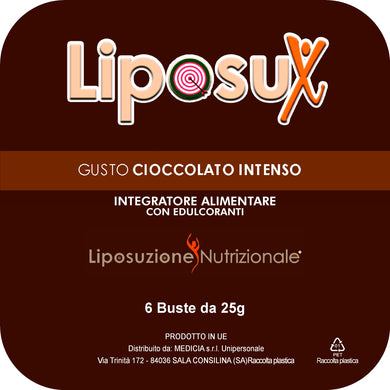 LiposuX Bag Cioccolato Intenso 3+1 OMAGGIO Liposuzione Nutrizionale