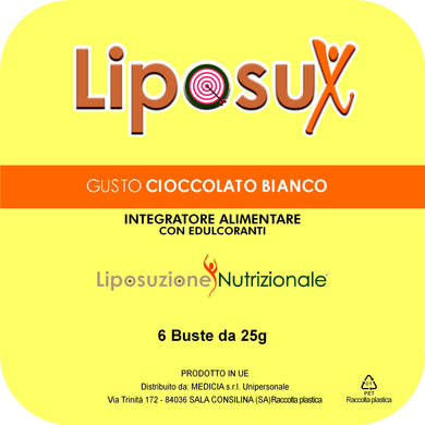 Liposux Bag Cioccolato Bianco 3+1 Omaggio Liposuzione Nutrizionale