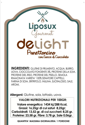 Panettoncino Gocce di Cioccolato  Liposuzione Nutrizionale